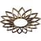 Ekena Millwork Daisy Architectural Grade PVC Pierced Ceiling Medallion, Antiqued Bronze, 28"OD x 9 3/4"ID x 3/4"P CMPP28DAABZ - alternate 3